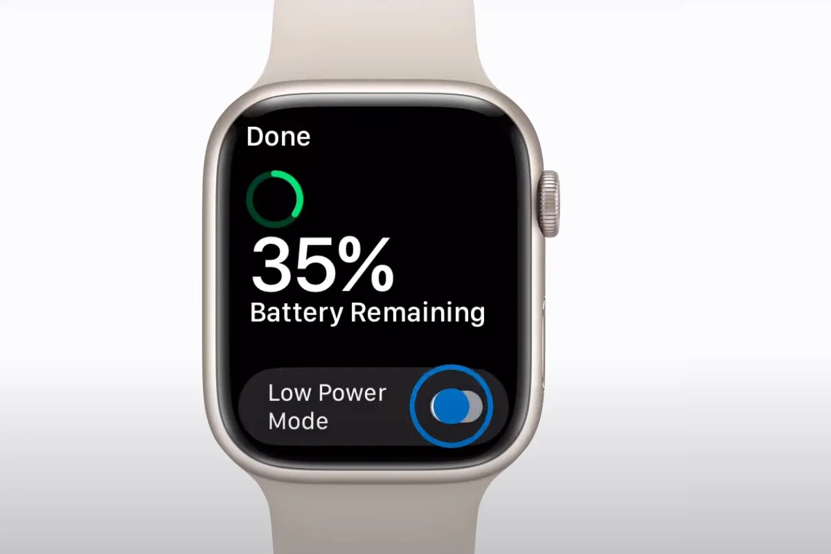 如何使Apple Watch處於低功率模式