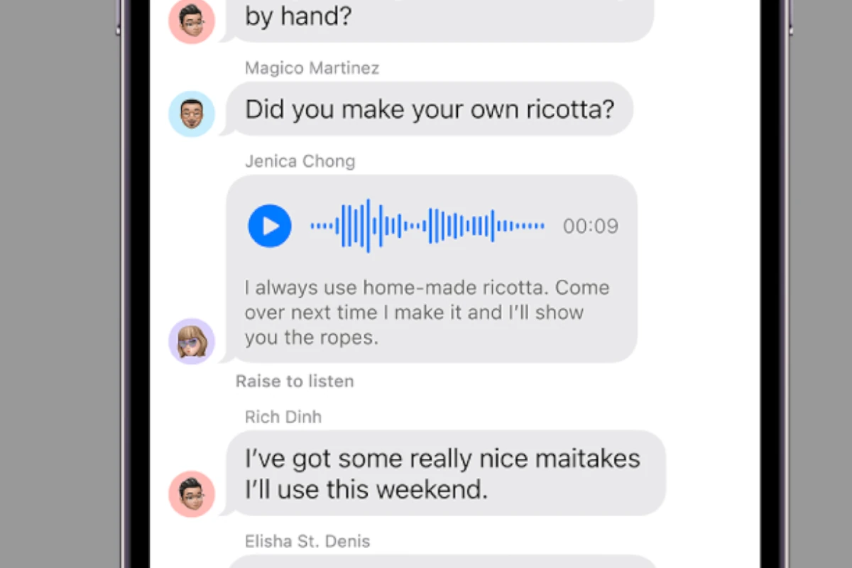 iPhone上的新音频消息传递功能（iOS 17和更新）