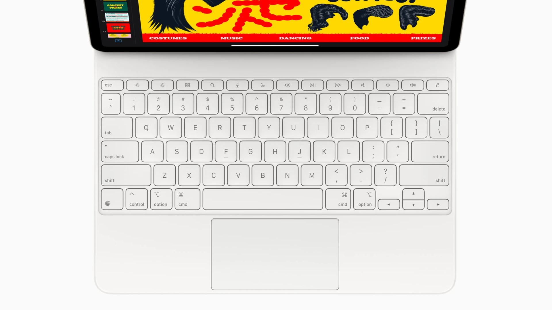苹果宣布全新的iPad Air魔术键盘，并进行了重大改进