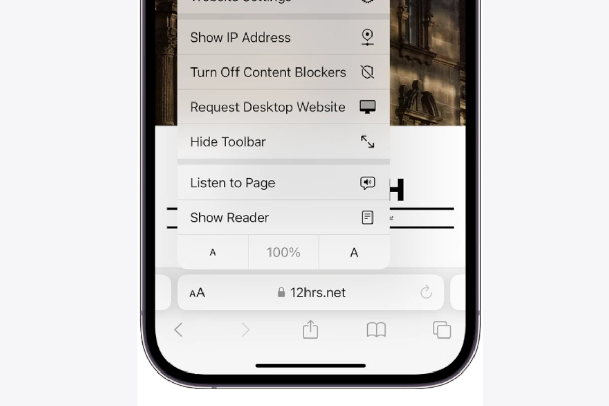 在iPhone上啟用Safari上的全屏模式