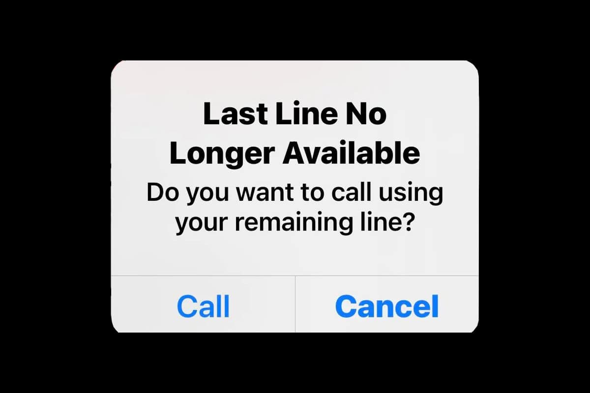iPhone上的“最后一行不再可用”